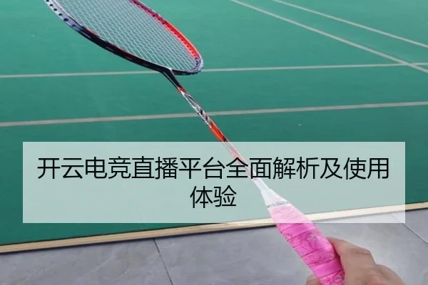 开云电竞直播平台全面解析及使用体验